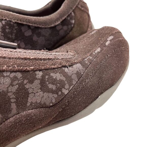 MERRELL AIR CUSHION Espresso Genuine Leather Loafers Casual Sneakers sz 7.5 - Picture 12 of 16